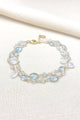 Aquamarine and Moonstone Bracelet - Marshcreekjewelry