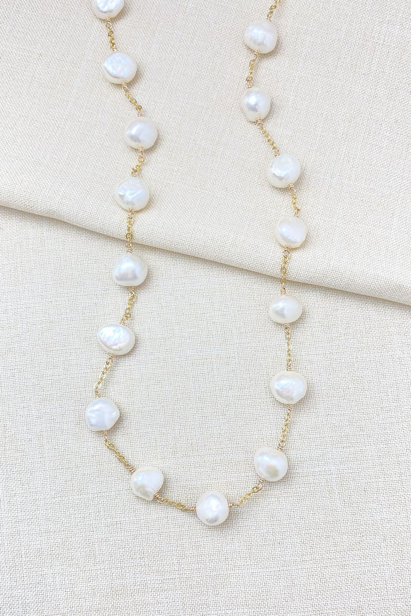 Baroque Pearl Necklace - Marshcreekjewelry