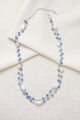 Blue Kyanite Necklace with Pearls - Marshcreekjewelry