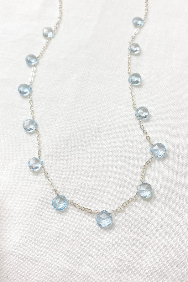 Blue Topaz Necklace - Marshcreekjewelry