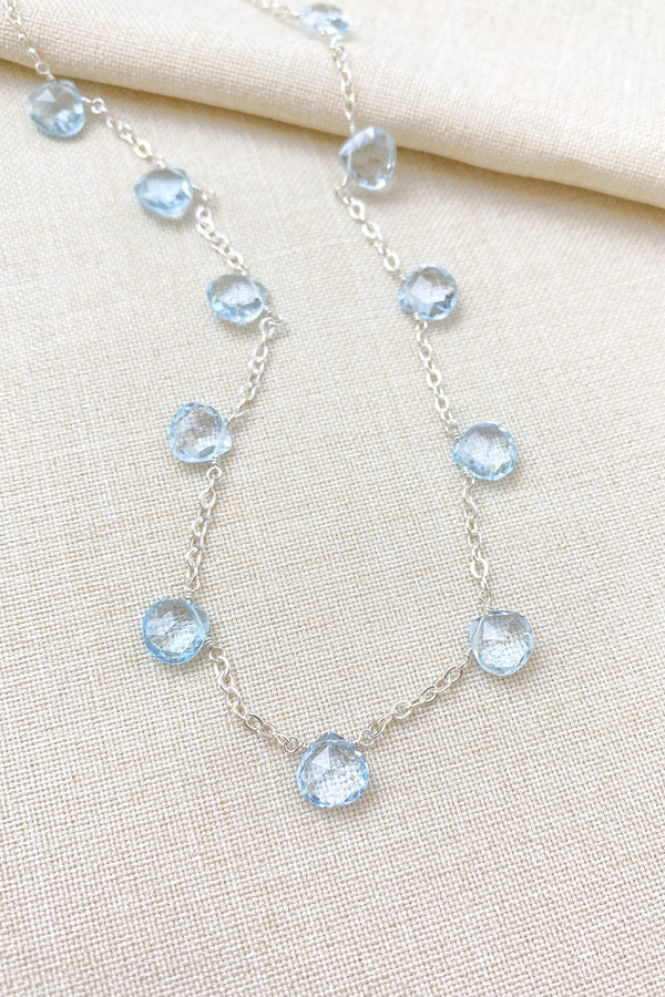 Blue Topaz Necklace - Marshcreekjewelry