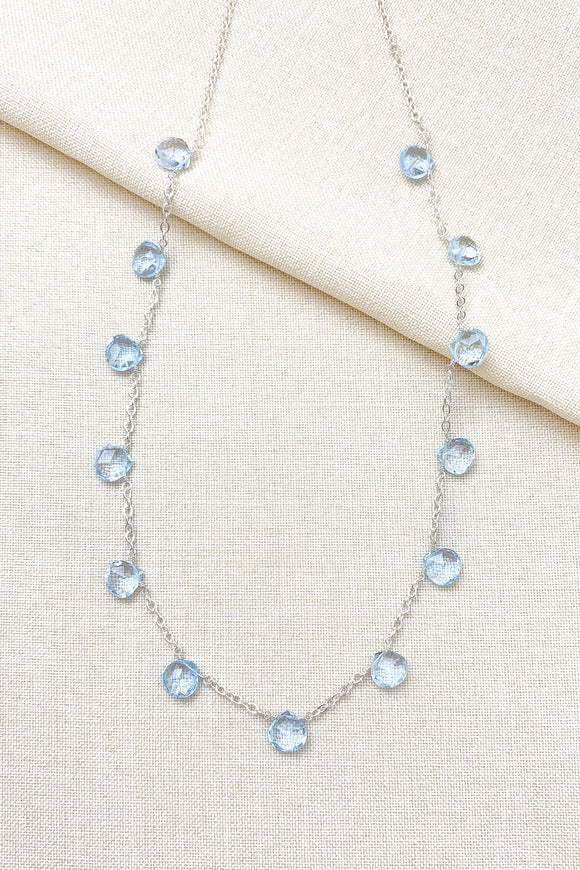 Blue Topaz Necklace - Marshcreekjewelry