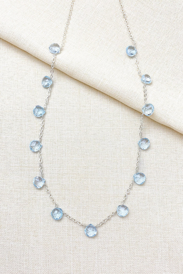 Blue Topaz Necklace - Marshcreekjewelry