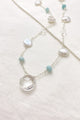 Crystal Quartz and Pearl Necklace - Marshcreekjewelry