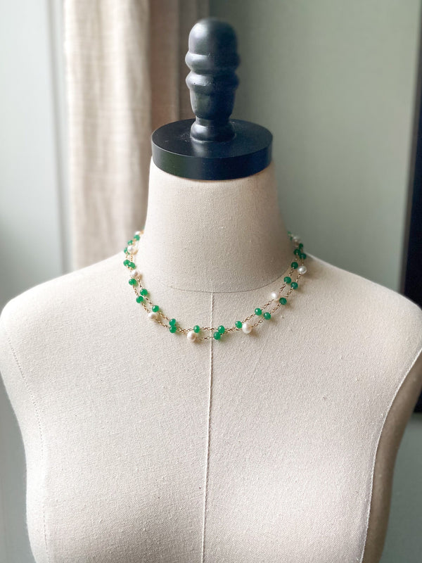 Emerald Green Necklace - Marshcreekjewelry