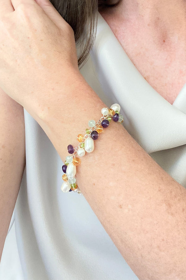 Freshwater Pearl and Gemstone Bracelet - Marshcreekjewelry