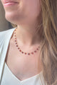 Garnet Necklace in Gold Fill - Marshcreekjewelry