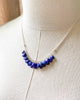 Lapis Lazuli Cluster Necklace - Marshcreekjewelry