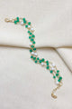 Layered Emerald Green Bracelet - Marshcreekjewelry