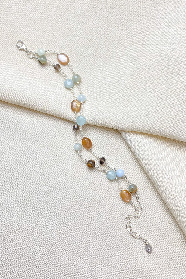 Layered Natural Stone Bracelet - Marshcreekjewelry