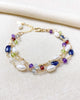 Layered Semiprecious Gemstone and Pearl Bracelet - Marshcreekjewelry