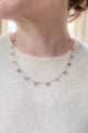 Multi Color Sapphire and Ruby Necklace - Marshcreekjewelry