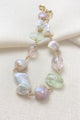 Multi Gemstone Bracelet with Rose Quartz and Pearls - Marshcreekjewelry