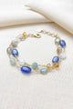 Multicolor Gemstone Bracelet with Labradorite Citrine and Kyanite - Marshcreekjewelry