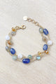 Multicolor Gemstone Bracelet with Labradorite Citrine and Kyanite - Marshcreekjewelry