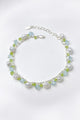 Pearl Bracelet with Blue Topaz and Peridot - Marshcreekjewelry