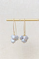 Pearl Cluster Earrings in Gold Fill - Marshcreekjewelry