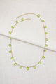 Peridot Briolette Necklace in Gold Fill - Marshcreekjewelry