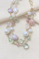 Pink and Green Gemstone Bracelet - Marshcreekjewelry