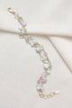 Pink and Green Gemstone Bracelet - Marshcreekjewelry