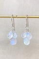 Rainbow Moonstone Briolette Drop Earrings - Marshcreekjewelry