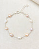 St Catherines Pink Pearl Station Bracelet - Marshcreekjewelry