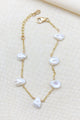 White Keshi Pearl Bracelet - Marshcreekjewelry