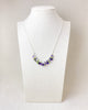 Amethyst and Peridot Cluster Necklace - Marshcreekjewelry