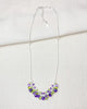 Amethyst and Peridot Cluster Necklace - Marshcreekjewelry