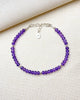 Amethyst Faceted Bead Bracelet - Marshcreekjewelry