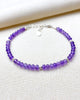 Amethyst Faceted Bead Bracelet - Marshcreekjewelry