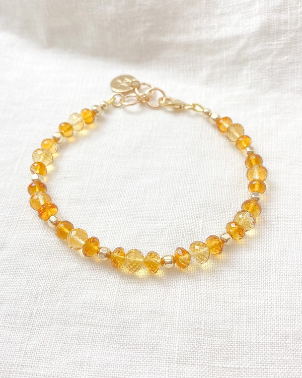 Citrine Gemstone Bracelet - Marshcreekjewelry