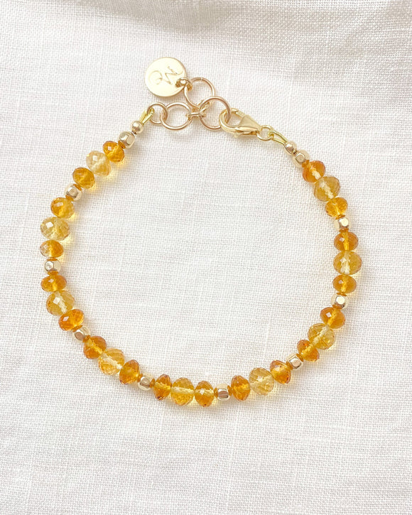 Citrine Gemstone Bracelet - Marshcreekjewelry