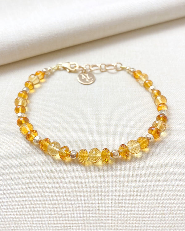 Citrine Gemstone Bracelet - Marshcreekjewelry