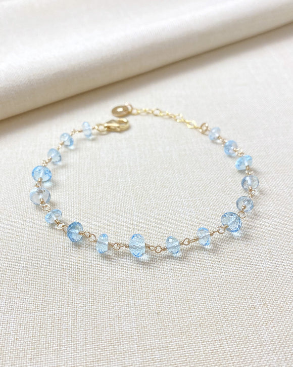 December Birthstone Beaded Bracelet - Marshcreekjewelry