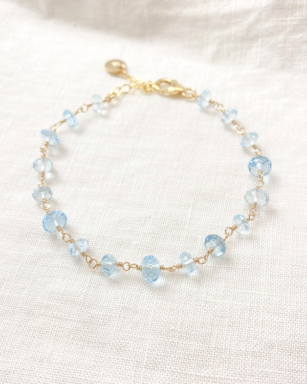 December Birthstone Beaded Bracelet - Marshcreekjewelry