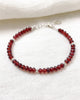 Garnet Beaded Bracelet - Marshcreekjewelry