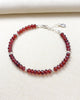 Garnet Beaded Bracelet - Marshcreekjewelry