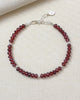 Garnet Beaded Bracelet - Marshcreekjewelry