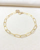 Gold Paperclip Chain Bracelet - Marshcreekjewelry