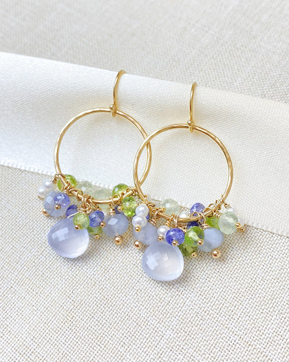 Hydrangea Earrings - Marshcreekjewelry