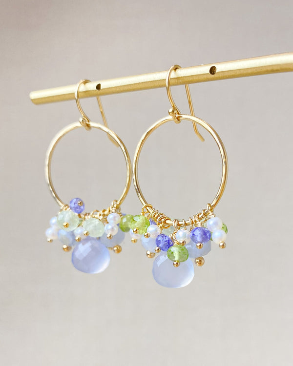 Hydrangea Earrings - Marshcreekjewelry