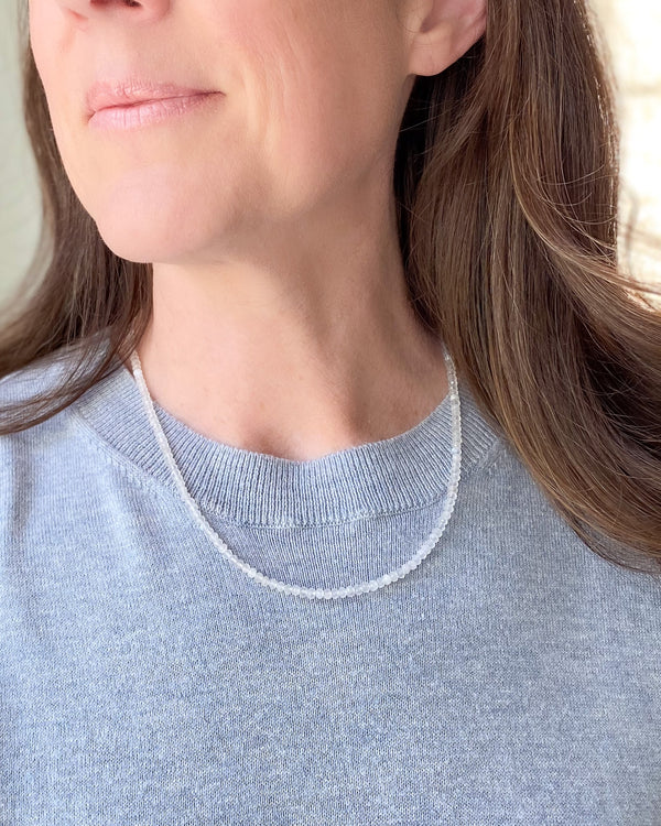 Moonstone Beaded Necklace - Marshcreekjewelry