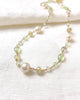 Pearl and Prehnite Beaded Necklace - Marshcreekjewelry