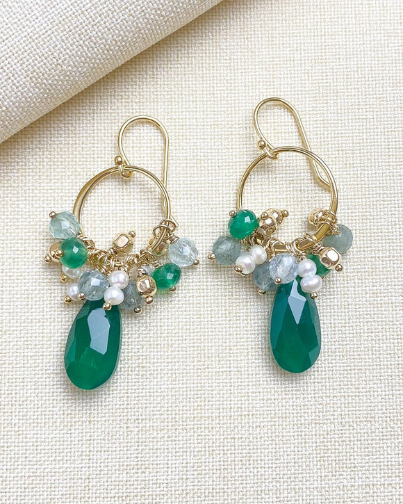 The Holly and the Ivy Earrings - Marshcreekjewelry