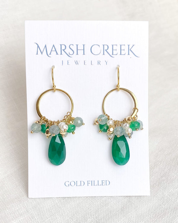 The Holly and the Ivy Earrings - Marshcreekjewelry